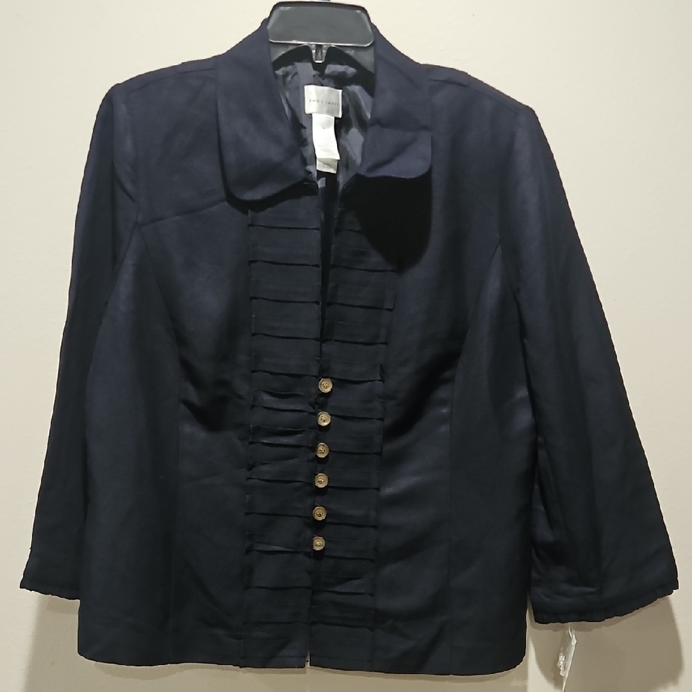 Emma James dark Blue or navy  Blazer "Paradise Pretty" size 16